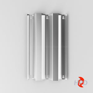 Quick Order 2 1/4" Bertha 15-in x 47-in Aluminum Hurricane Panels